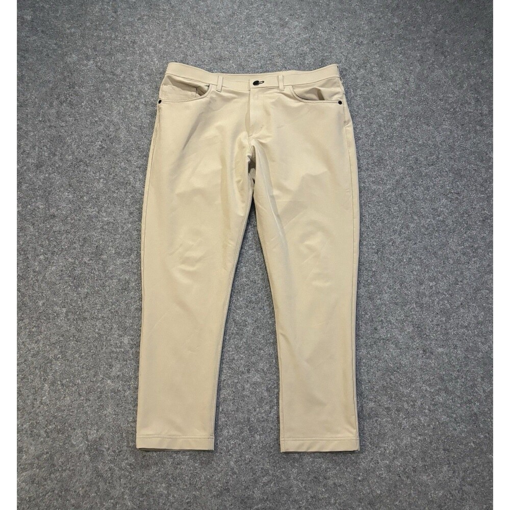 Public Rec Dealmaker Chino Pants Men Sz 36x30 Beige Performance